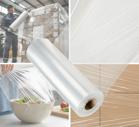 Folie stretch. Banda adeziva.image - 1