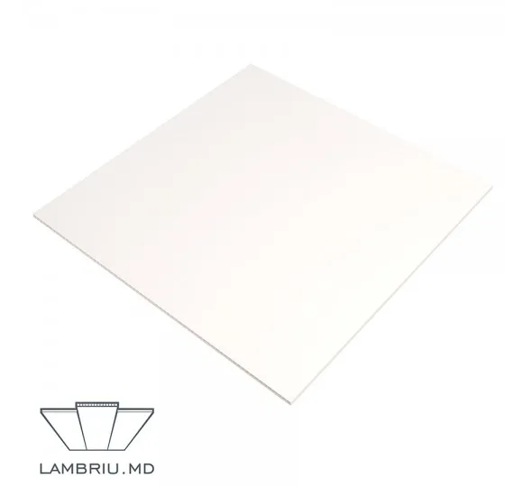 Placa PVC de tavan – alb mat - image 1