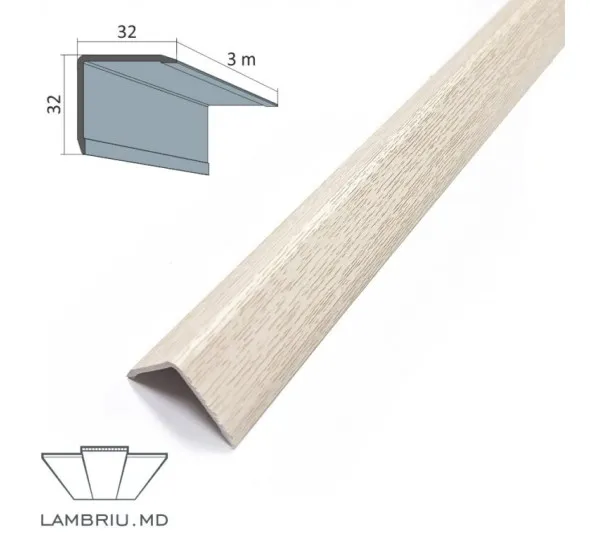 Cornier exterior PVC PREMIUM 32x32x3000mm - M026 - image 1