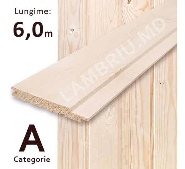 Lambriu lemn "А" 96*12,5*6000mm - image 1