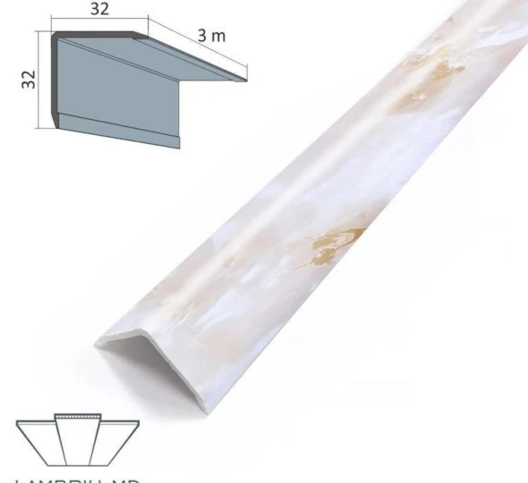 Cornier exterior PVC PREMIUM 32x32x3000mm - D012 - image 1