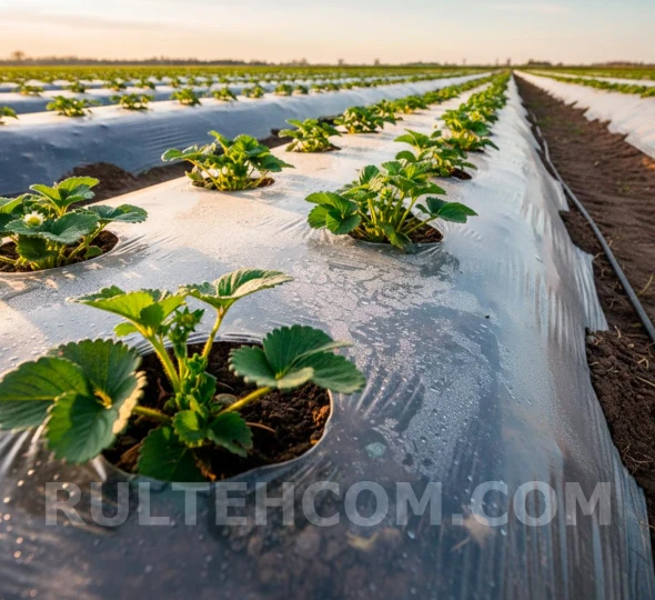 Пленка для мульчирования 22 мкм Н-1м L-1000м VATAN - image 3