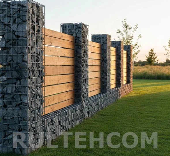 Сетка для габионов 42х61 D-3,7 мм 1,46х2,5 м - image 3