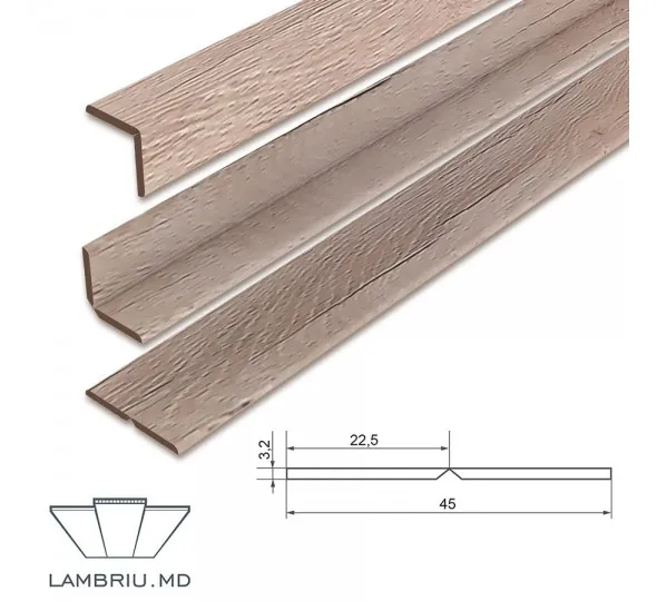 Profil universal MDF - Stejar Latte - image 1