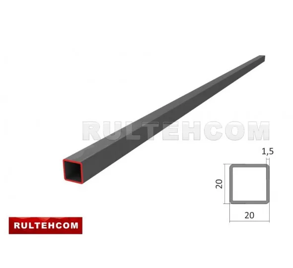 Труба профильная 20х20x1,5 мм L-6м - image 1