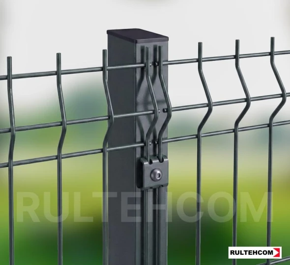 Панель для забора оцинкованная и крашенная (антрацит) ECO D-3,2 H-1,3м L-2,5м - image 4