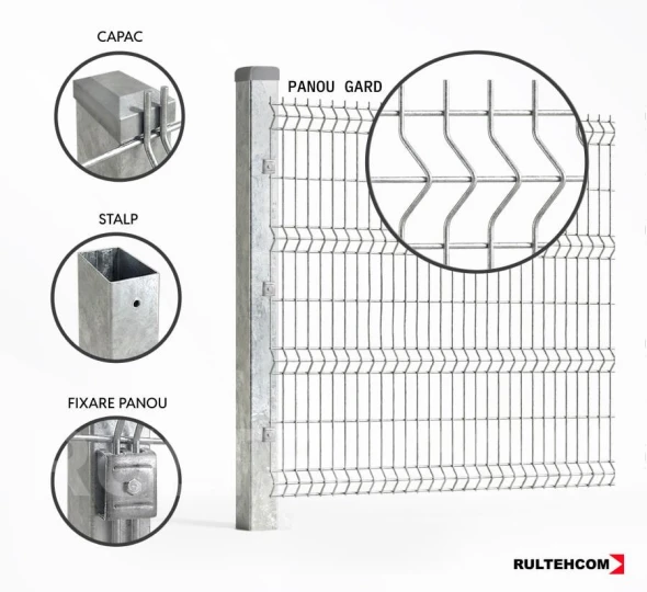 Панель для забора оцинкованная ECO D-3,2 H-0,6м L-2,5м - image 3