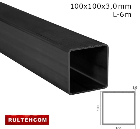 Труба профильная 80х80x3,0 мм L-6м - image 2