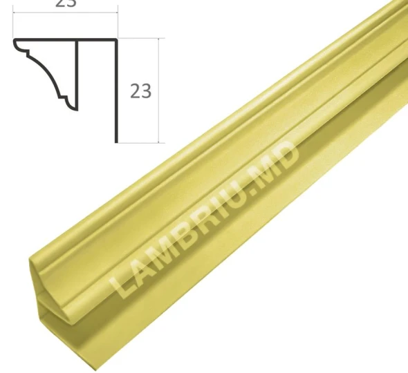 Plinta PVC L-2,9m - light wood 2 - image 1