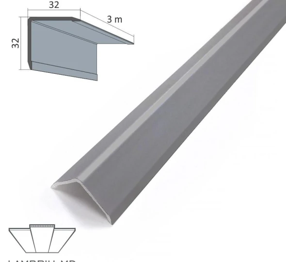 Cornier exterior PVC PREMIUM 32x32x3000mm - Q067 - image 1