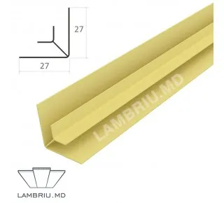 Cornier interior PVC L-2,9m - light wood 2