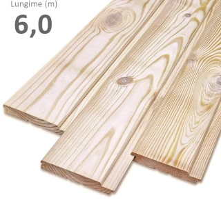 Lambriu lemn "А" SOFTLINE 96*13*6000mm