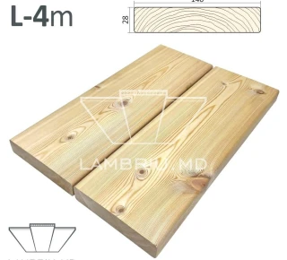 Decking terasa din larice "AB" 140*28*4000mm