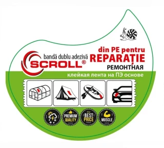 Banda adeziva pentru sere SCROLL 48mm*25m