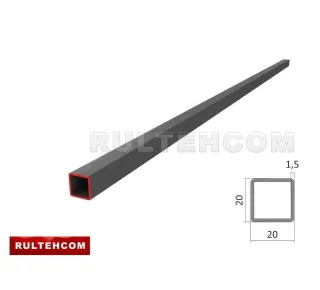 Труба профильная 20х20x1,5 мм L-6м