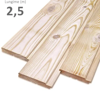 Lambriu lemn "А" SOFTLINE 96*13*2500mm