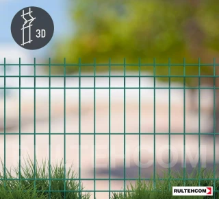 Панель для забора оцинкованная и крашенная (зеленый) OPTIMA D-3,7 H-0,6м L-2,5м - image thumb 7