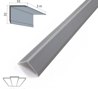 Cornier exterior PVC PREMIUM 32x32x3000mm - Q067