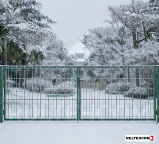 Ворота OPTIMA 3D H-1,3м L-4,0м (D100) RAL6005 - image thumb 2