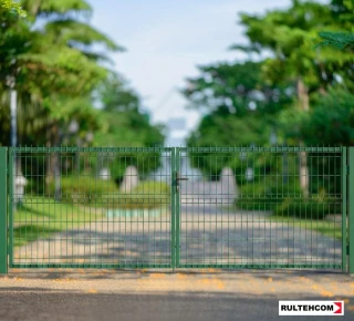 Ворота OPTIMA 3D H-1,3м L-4,0м (D100) RAL6005 - image thumb 3