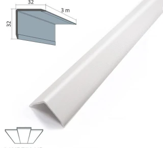 Cornier exterior PVC PREMIUM 32x32x3000mm - Q013