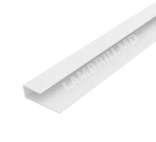 L profil PVC L-3m - alb UA