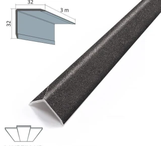 Cornier exterior PVC PREMIUM 32x32x3000mm - S452