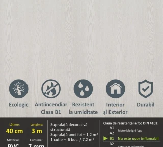 Panou PVC laminat PREMIUM 400x3000mm - M026 - image thumb 2