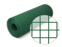 Plasa sudata zincata si plastifiata cu PVC