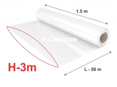 Пленка полиэтиленовая прозрачная РБ (150 мкм) Н-3м L-50м