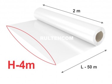 Пленка полиэтиленовая прозрачная РБ (120 мкм) Н-4м L-50м