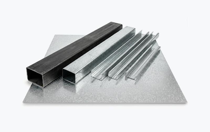 Teava profilata. Profile CD, UD. Tabla zincata.